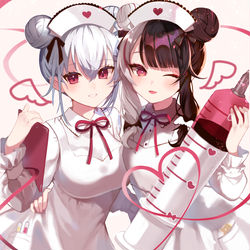 This is a pixiv picture whose title is まじらぼナース.