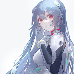 This is a pixiv picture whose title is ロング綾波.