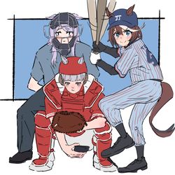 This is a pixiv picture whose title is 球審メジロマックイーン.