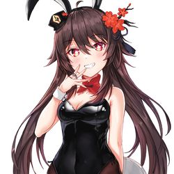 This is a pixiv picture whose title is 胡桃(原神).