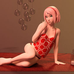 This is a pixiv picture whose title is Naruto Girls - Sakura 1-1.