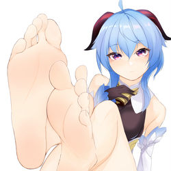 This is a pixiv picture whose title is 甘雨.