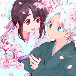 This is a pixiv picture whose title is 【日雛】満開の.