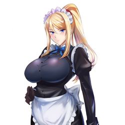 This is a pixiv picture whose title is メイドサムス.