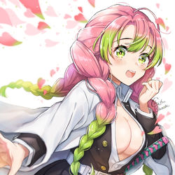 This is a pixiv picture whose title is こっちみて蜜璃ちゃん！.