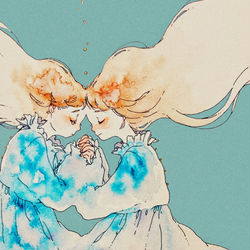 This is a pixiv picture whose title is ひとりぶんのかみさま.