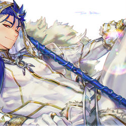 This is a pixiv picture whose title is クーフーリン（ブライド）.