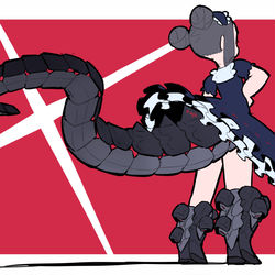 This is a pixiv picture whose title is 尻尾.