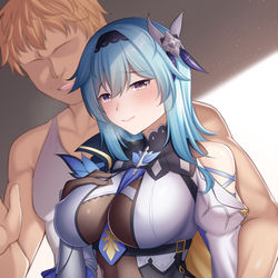 This is a pixiv picture whose title is Eula Hangout Event.