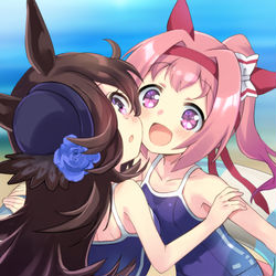 This is a pixiv picture whose title is 夏合宿ウラライス！.