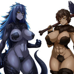 This is a pixiv picture whose title is Godzilla vs. Kong.