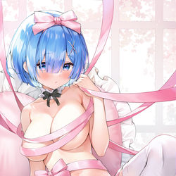This is a pixiv picture whose title is レム.