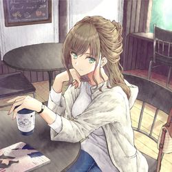 This is a pixiv picture whose title is デニムコーデ.