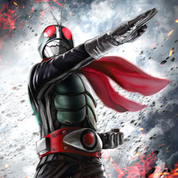 This is a pixiv picture whose title is 仮面ライダー１号【仮面ライダー生誕５０周年】.