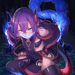 This is a pixiv picture whose title is 悪いメルちゃん.