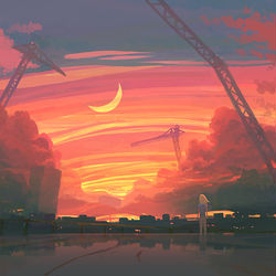 This is a pixiv picture whose title is Distant Images.