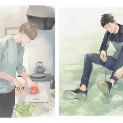 This is a pixiv picture whose title is ♡.