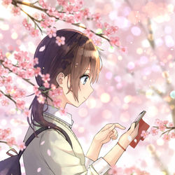 This is a pixiv picture whose title is 春の1枚.