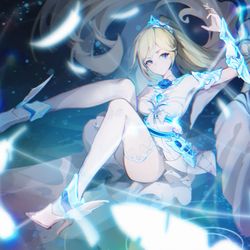 This is a pixiv picture whose title is 呆鹅-花嫁.