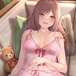 This is a pixiv picture whose title is おにいちゃん、妹が可愛いからって襲っちゃダメだよ♡.