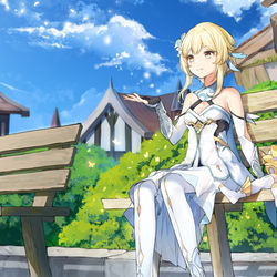 This is a pixiv picture whose title is 休憩.