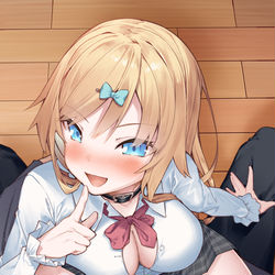 This is a pixiv picture whose title is 義妹にしてくれるまでどきませんよ？ お兄様っ.