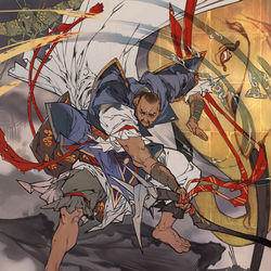 This is a pixiv picture whose title is 『MTG』テフェリーの防御.