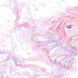 This is a pixiv picture whose title is 春風に消えても、*＊.