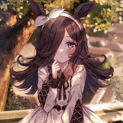 This is a pixiv picture whose title is ライスシャワーの私服すき.