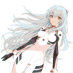 This is a pixiv picture whose title is ロング綾波.