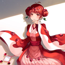 This is a pixiv picture whose title is ザクロ味クッキー.