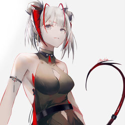 This is a pixiv picture whose title is W.