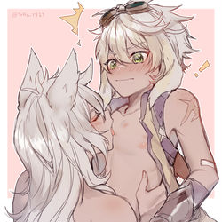 This is a pixiv picture whose title is 🐺👍 RazorXBennett.
