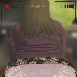This is a pixiv picture whose title is フルバックショーツお姉さんの巨尻.