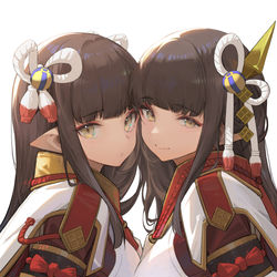 This is a pixiv picture whose title is 雙子.