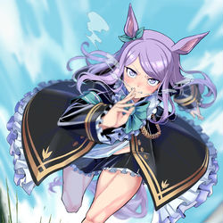 This is a pixiv picture whose title is ウマ娘の美脚！！.