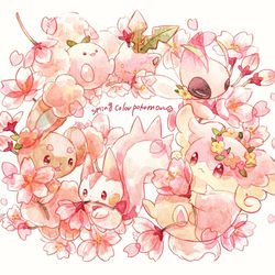 This is a pixiv picture whose title is 春色.
