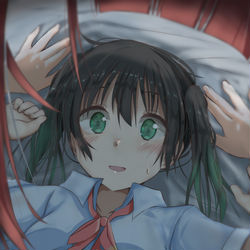 This is a pixiv picture whose title is 「…侑…ちゃん……」.