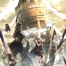 This is a pixiv picture whose title is 或る祈りの物語.