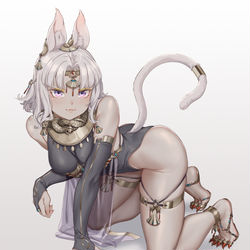 This is a pixiv picture whose title is 埃及貓.
