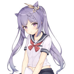 This is a pixiv picture whose title is 原神Genshin刻晴.