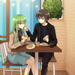 This is a pixiv picture whose title is デート中のルルC.