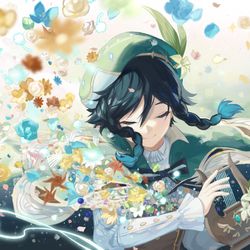 This is a pixiv picture whose title is 风花.
