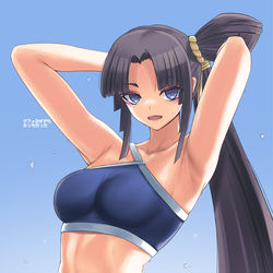 This is a pixiv picture whose title is 牛若丸.