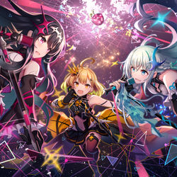 This is a pixiv picture whose title is 戦場の歌姫.
