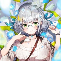 This is a pixiv picture whose title is 💐ノエル団長⚔.