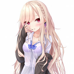 This is a pixiv picture whose title is 濡れJK.