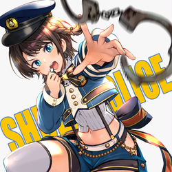 This is a pixiv picture whose title is 大空警察しゅば！.