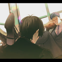 This is a pixiv picture whose title is [SK8忠愛] 忠誠愛慕.