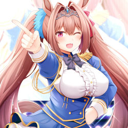 This is a pixiv picture whose title is ダイワスカーレット.